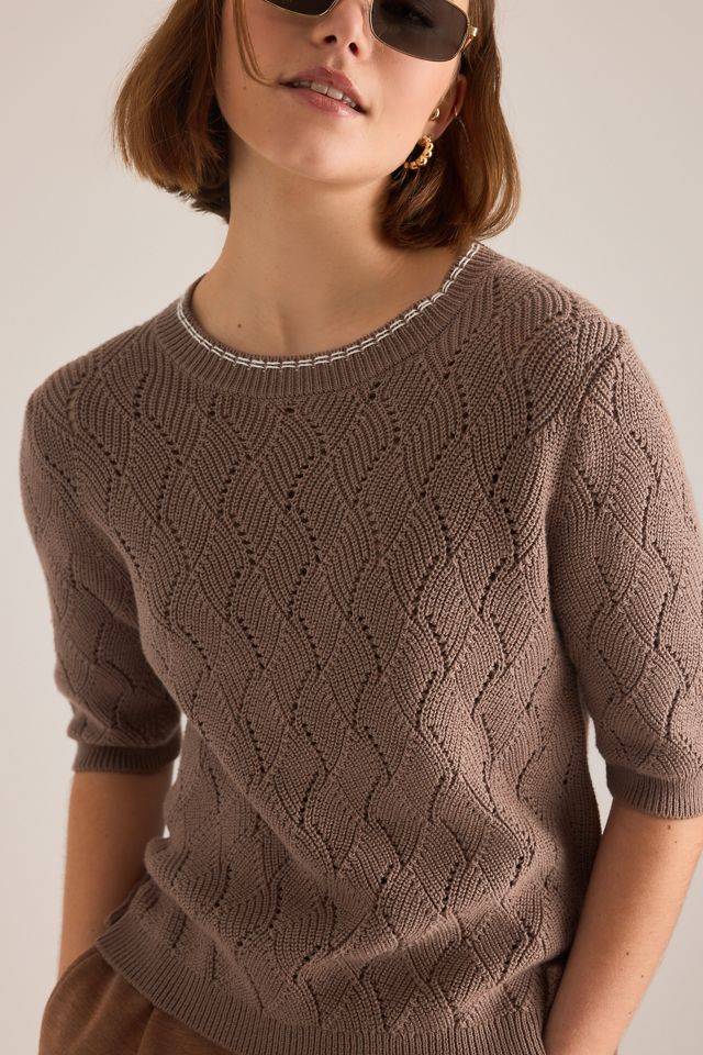 Top in Maglia Pointelle Agathe Varley #4