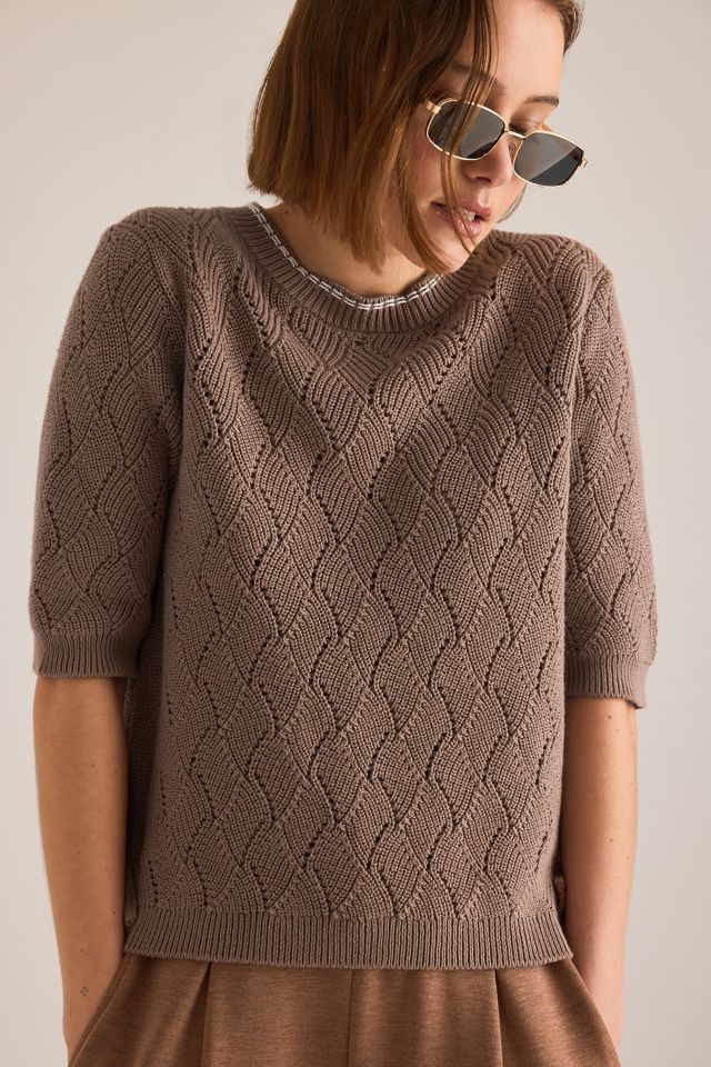 Top in Maglia Pointelle Agathe Varley #5