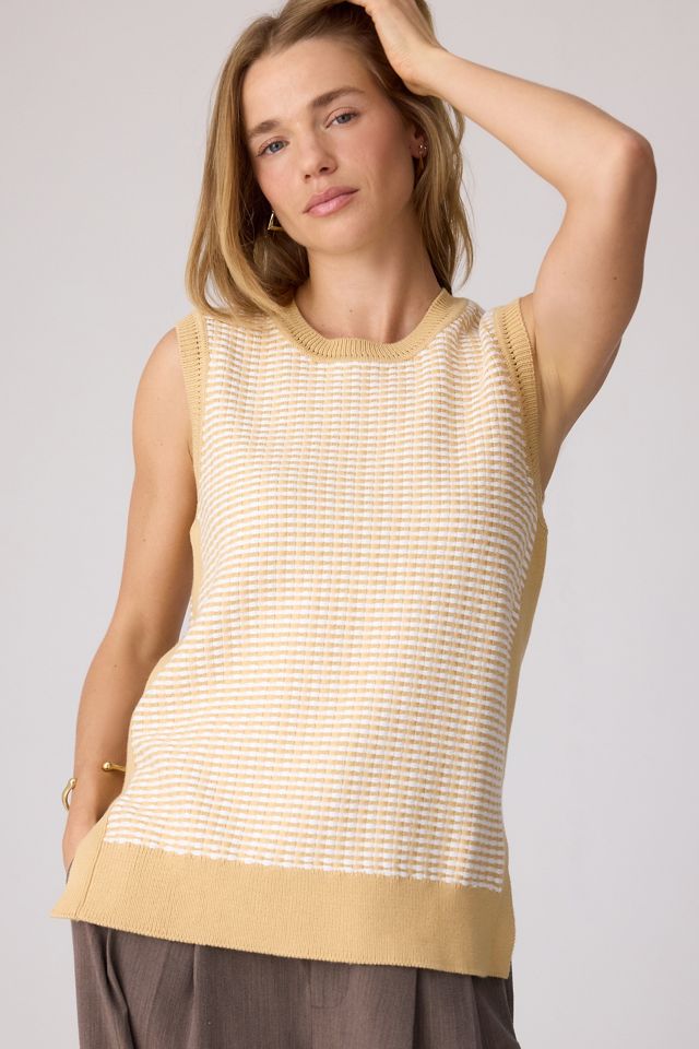 Débardeur en tricot de coton Elis Varley #1