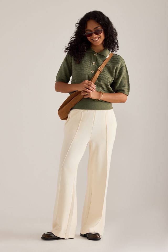 Varley Guilia Knit Polo Top #1