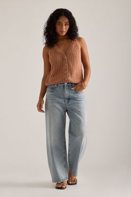 Varley Alessia Pointelle-Strick-Tanktop aus Baumwolle