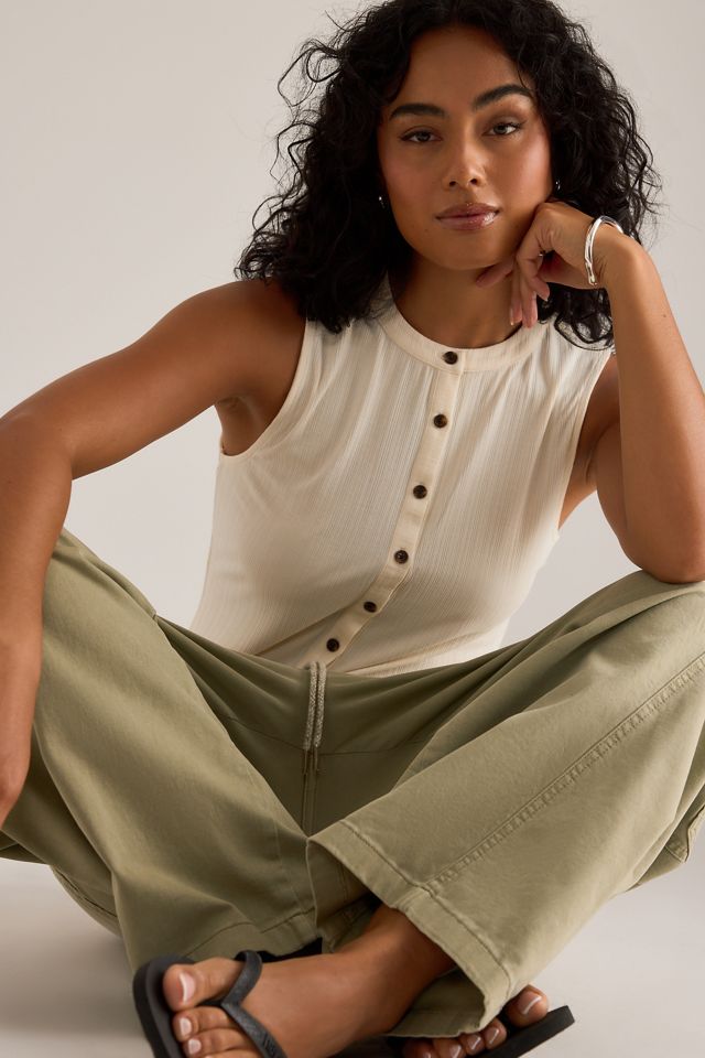 Varley Latia Button Tank Top #1