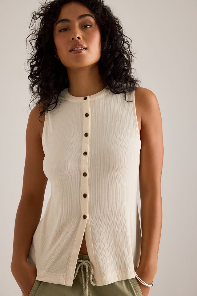 Varley Latia Button Tank Top #2
