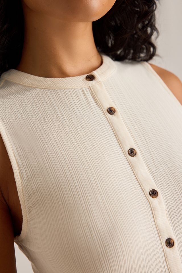 Varley Latia Button Tank Top #4