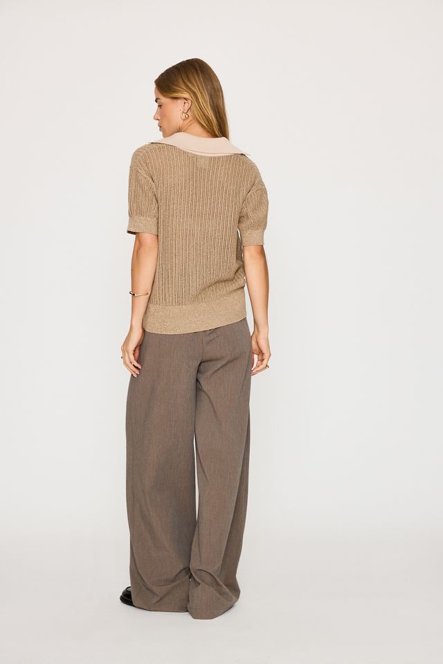 Varley Perrine Knit Polo Top #4