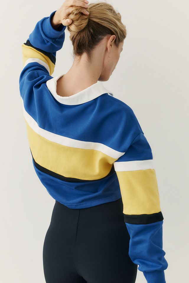 The Wild Collective NFL 100% Cotton Cropped Rugby Top #2