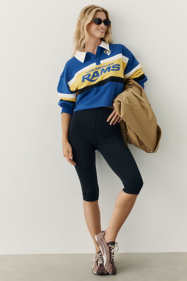 The Wild Collective NFL 100% Cotton Cropped Rugby Top #3