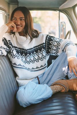 Daily Practice Evergreen Turtleneck Sweater