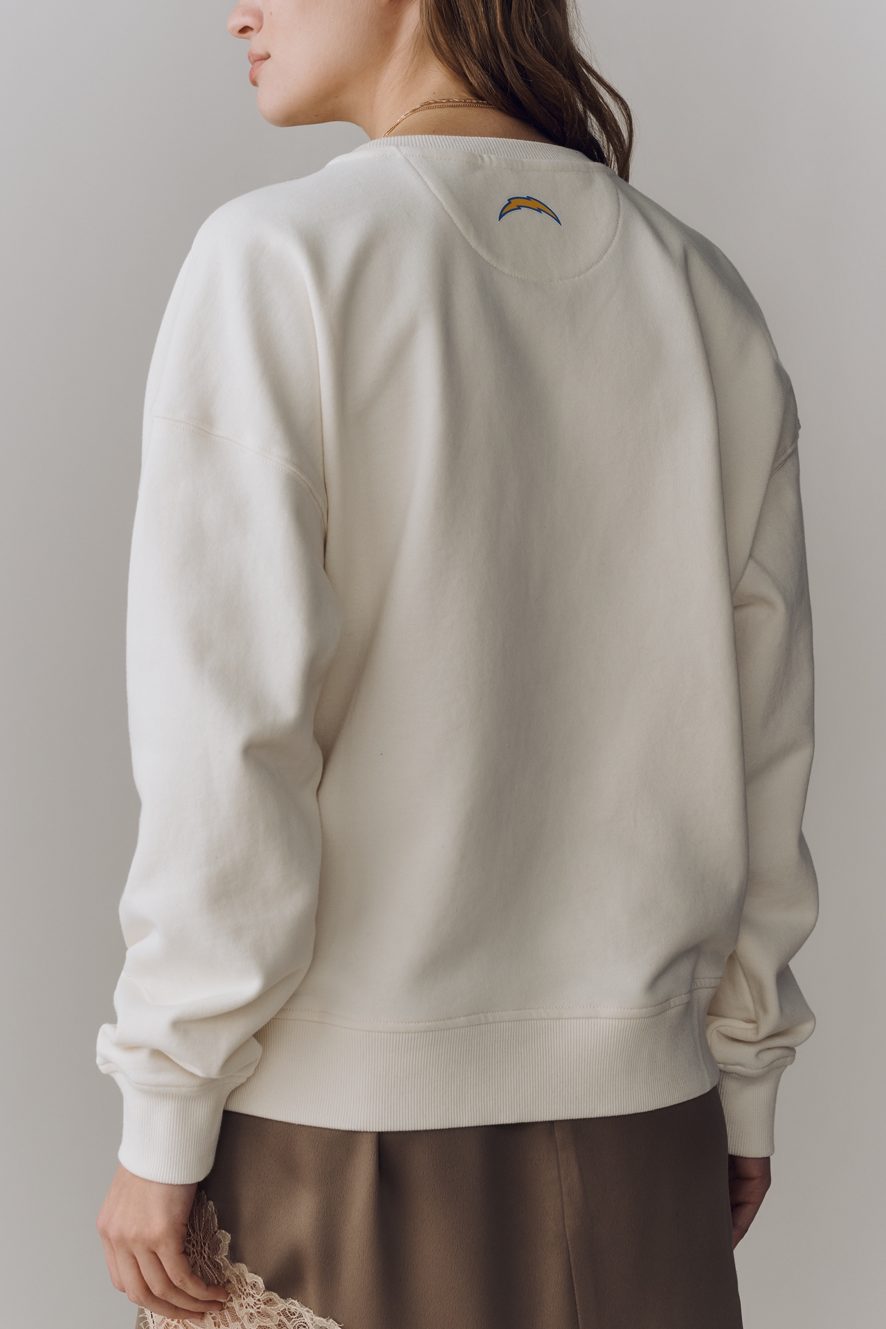 Terez Cotton NFL Crew-Neck Sweatshirt
