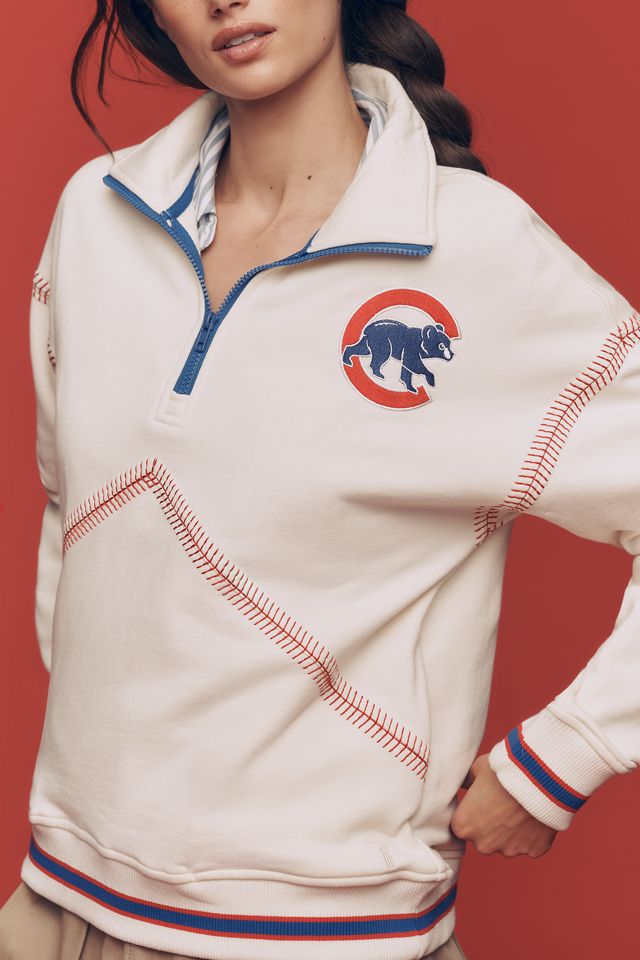 Terez 100% Cotton MLB Quarter-Zip Sweatshirt #2