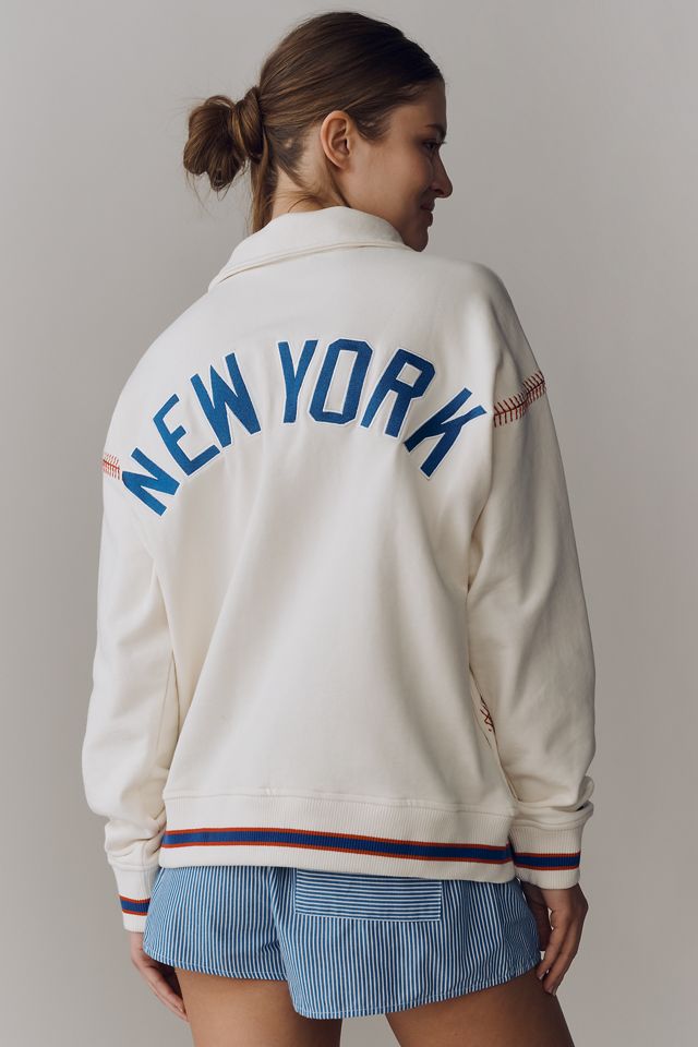 Terez Cotton MLB Quarter-Zip Sweatshirt | Anthropologie