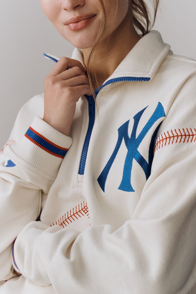 Terez 100% Cotton MLB Quarter-Zip Sweatshirt #3