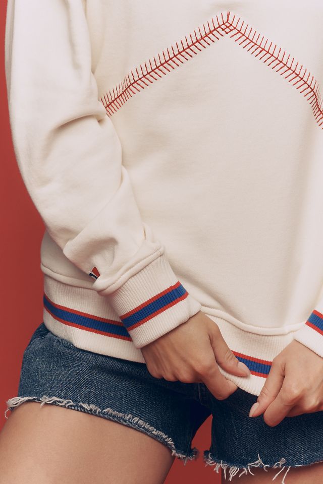 Terez 100% Cotton MLB Quarter-Zip Sweatshirt #4