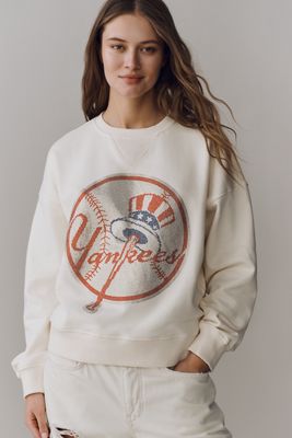 Terez 100% Cotton MLB Crew Neck Sweatshirt