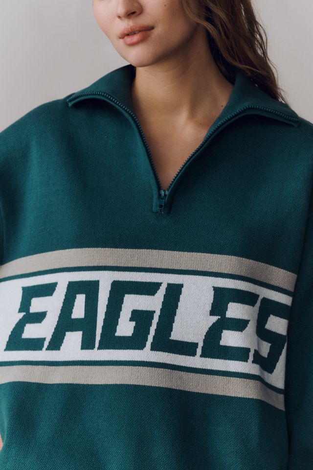 Terez Cotton NFL Quarter-Zip Sweatshirt #1