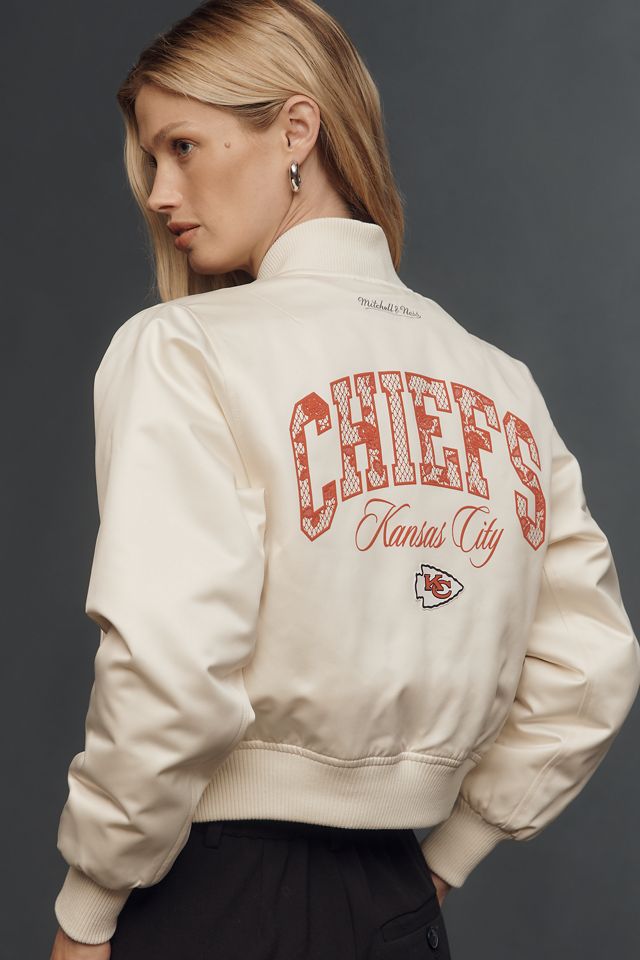 Mitchell & Ness NFL Crop Bomber Jacket #1