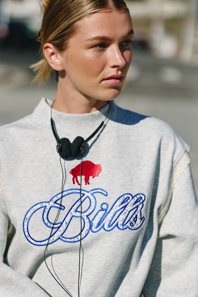 Mitchell & Ness NFL Lace-Trim Sweatshirt #2