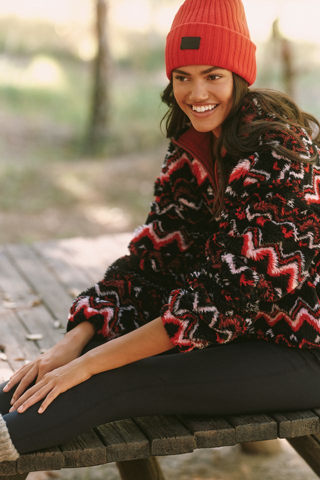 Beach Riot Leona Slopes Sherpa Pullover con zip a un quarto #2