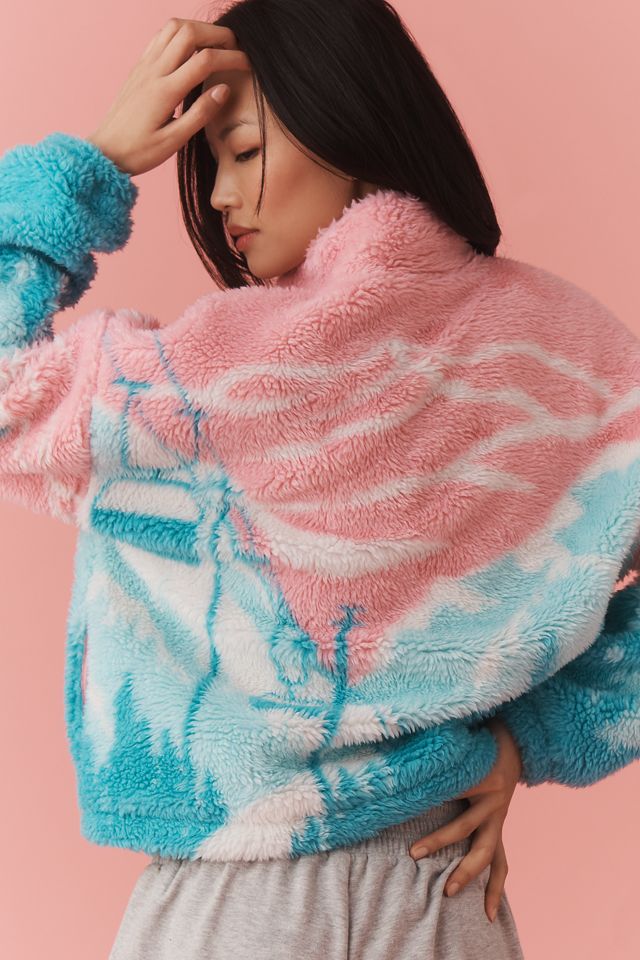Beach Riot Leona Pull Zippé Sherpa Quarter-Zip #1