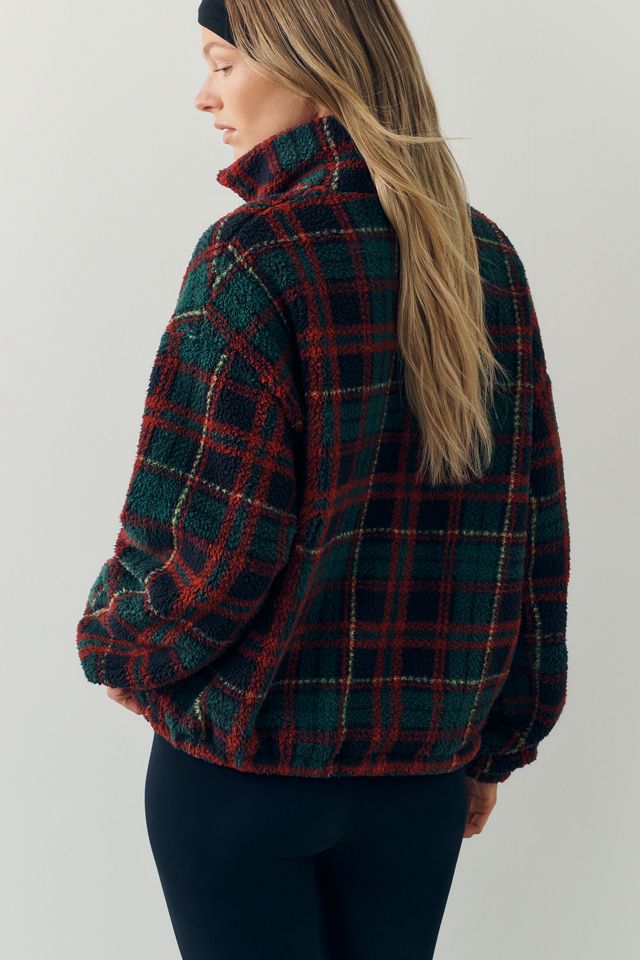 Beach Riot Leona Slopes Sherpa Quarter-Zip Pullover #1