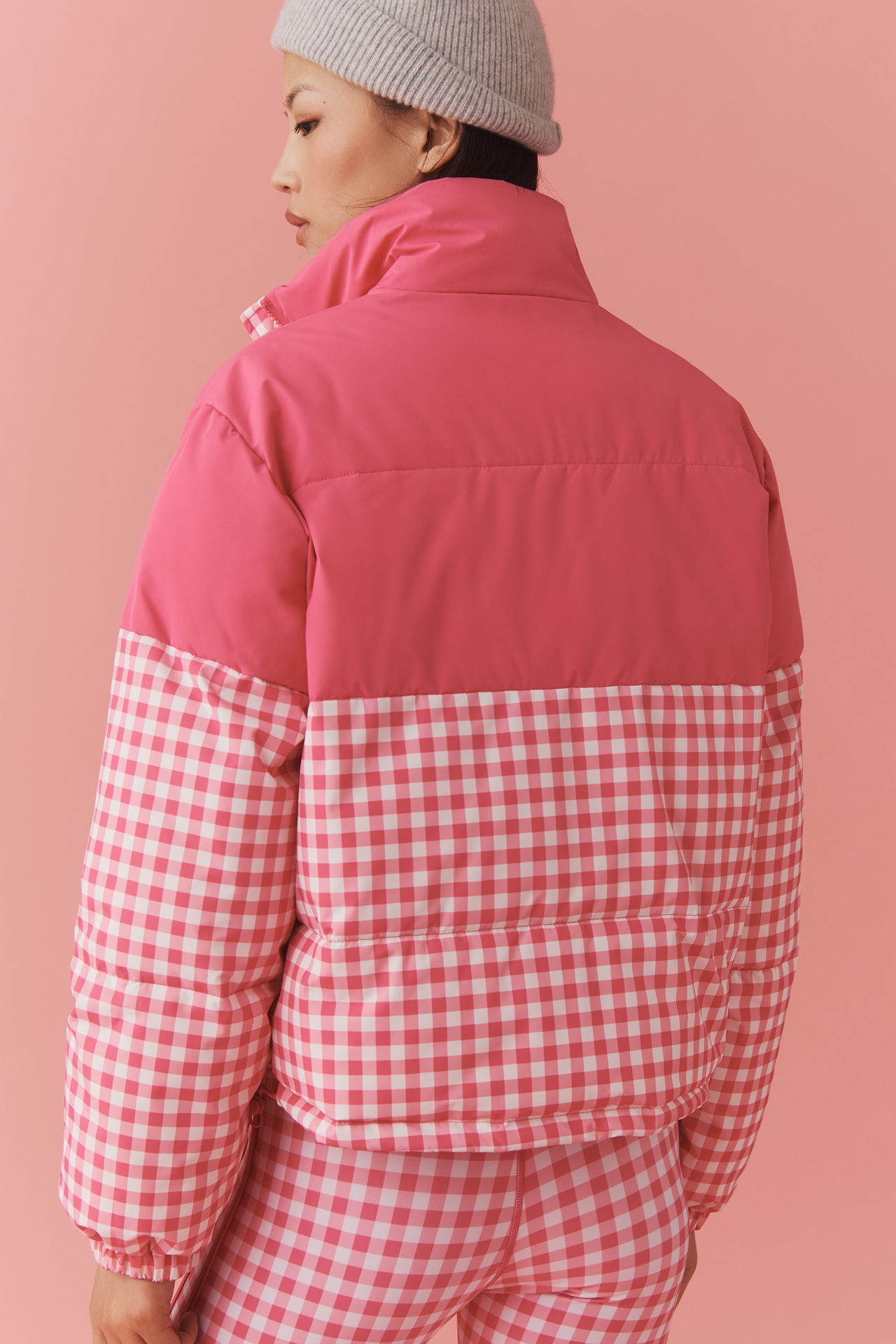 Beach Riot Jojo Bow Puffer Jacket