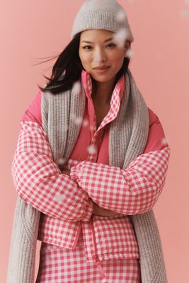 Beach Riot Jojo Bow Puffer Jacket