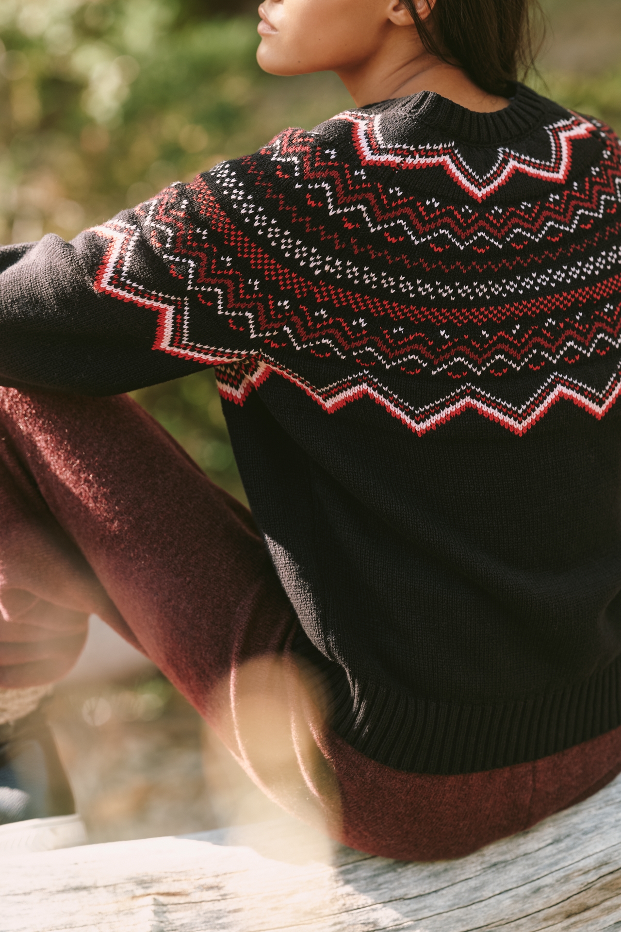 Beach Riot x Anthropologie Zigzag Cardigan Sweater