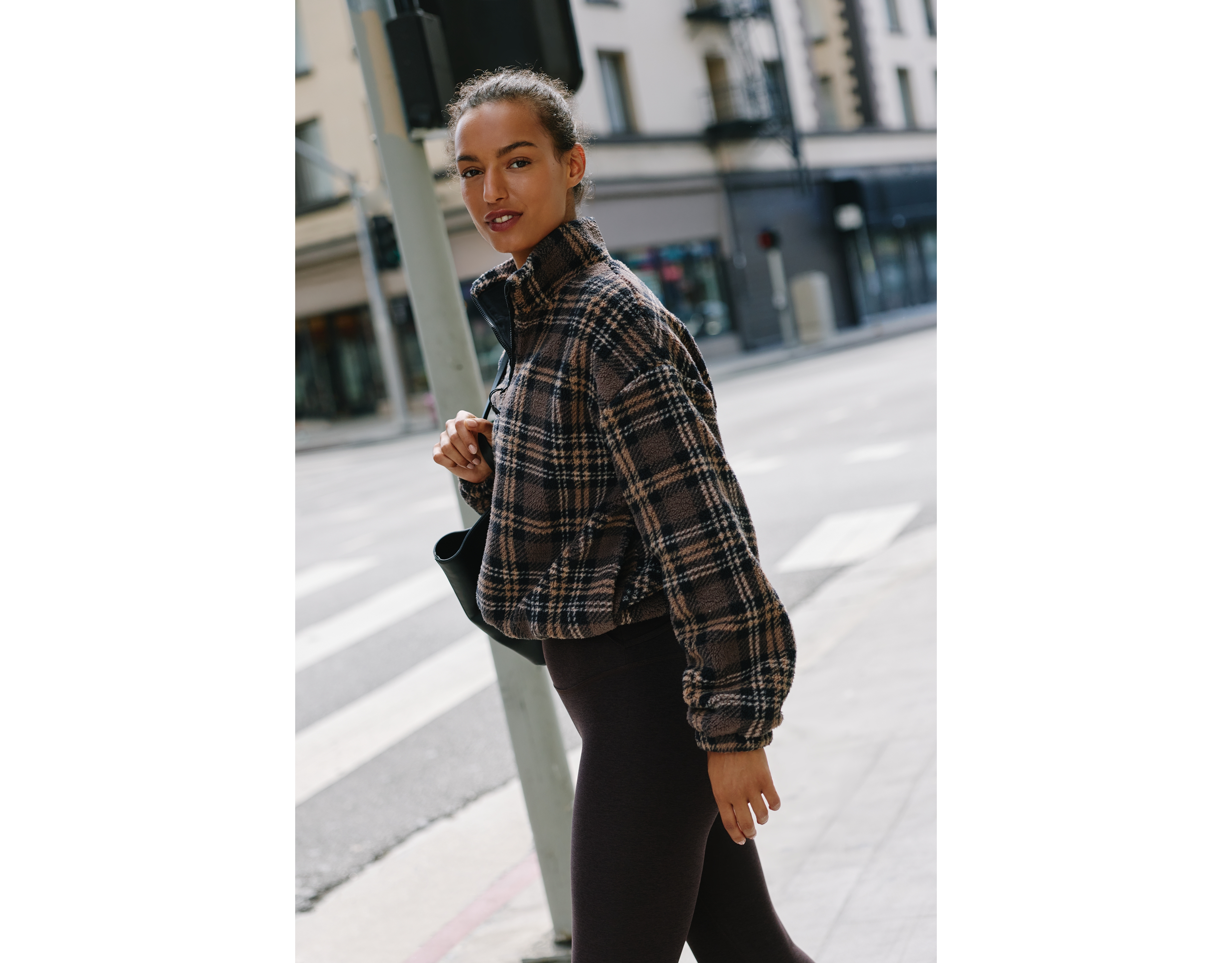 Beach Riot Leona Sherpa Fleece Jacket