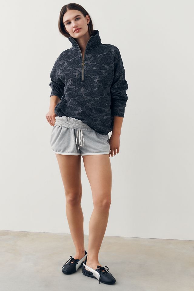 AFRM Cillian 100% Cotton Quarter-Zip Pullover #1