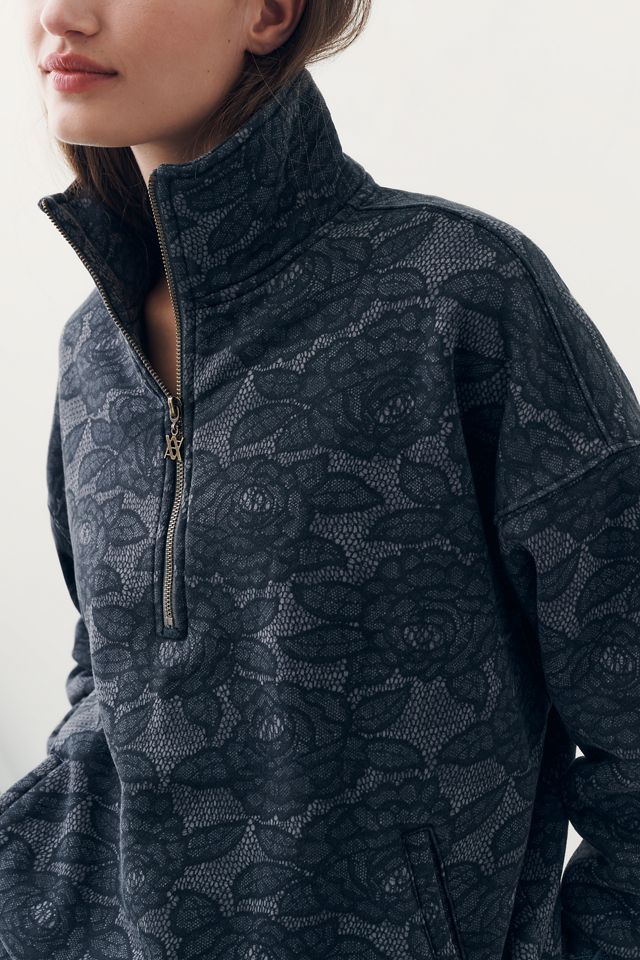 AFRM Cillian 100% Cotton Quarter-Zip Pullover #2