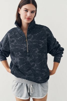 AFRM Cillian 100% Cotton Quarter-Zip Pullover