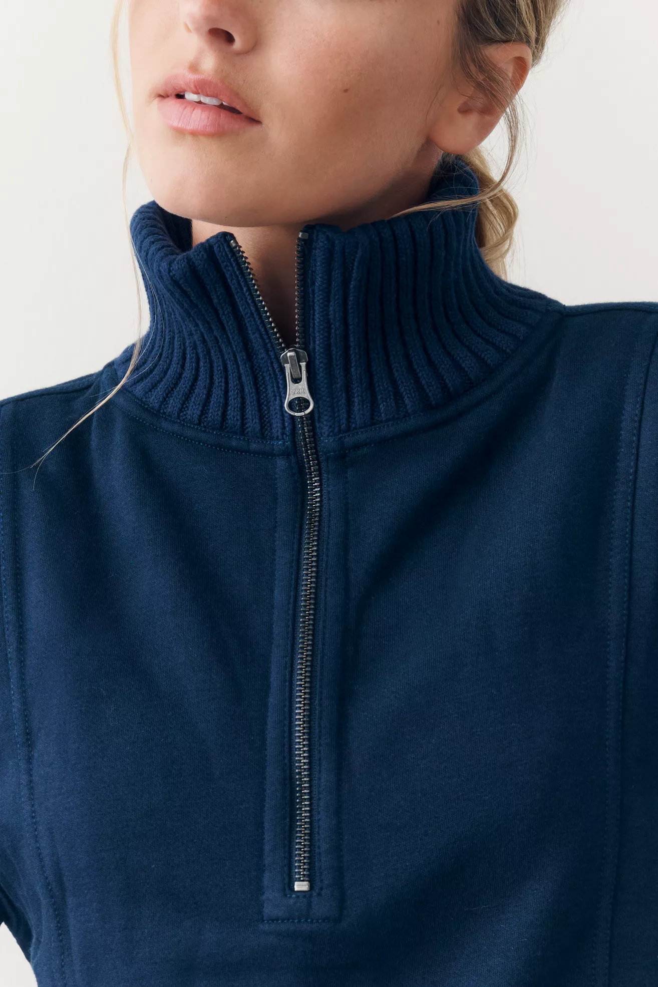 Daily Practice Striped Half-Zip Pullover - thumbnail 10