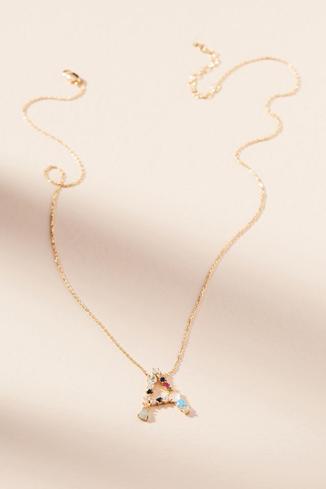 Monogram Gem Necklace #1