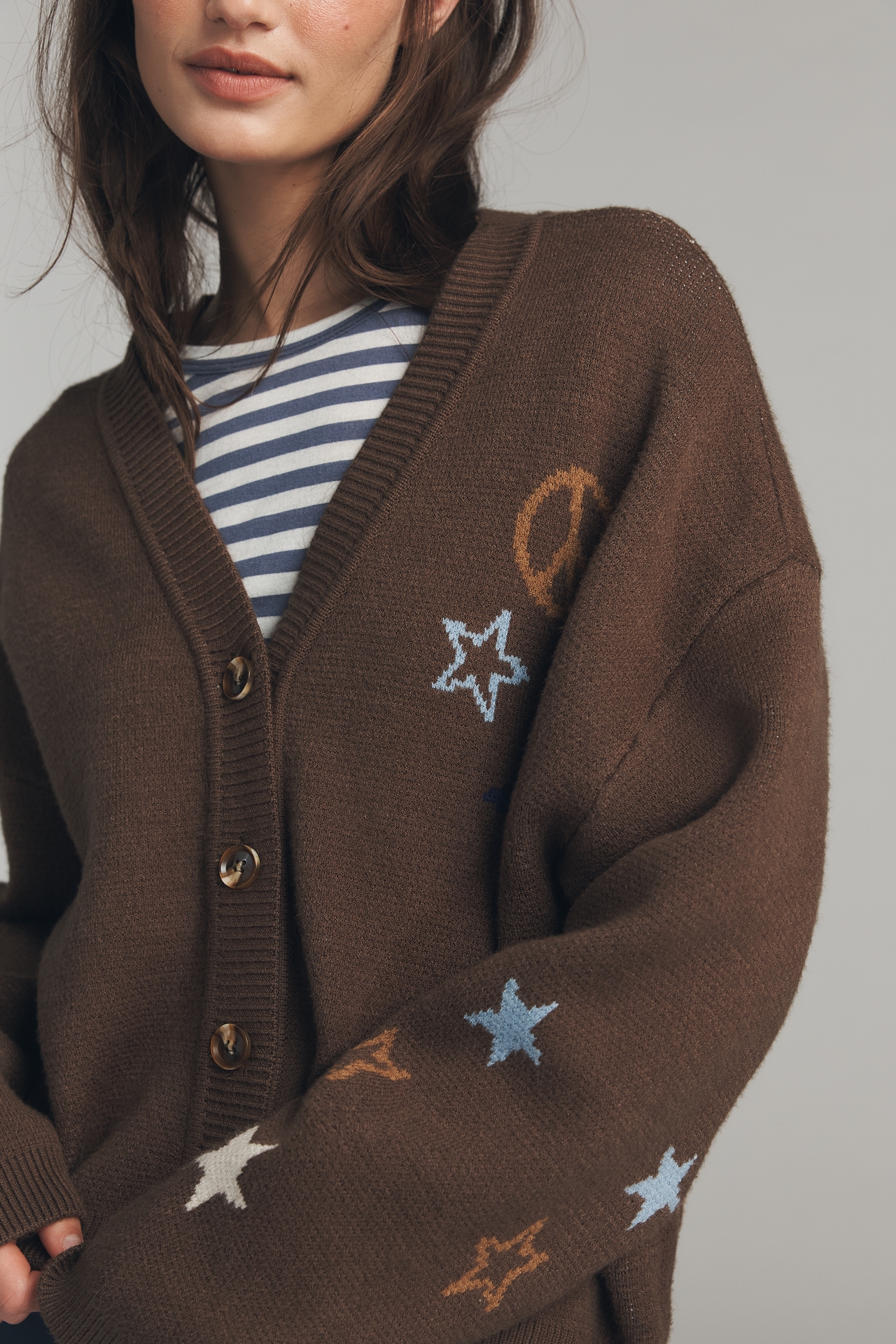 Spiritual Gangster Divine Eye Delaney Cardigan Sweater