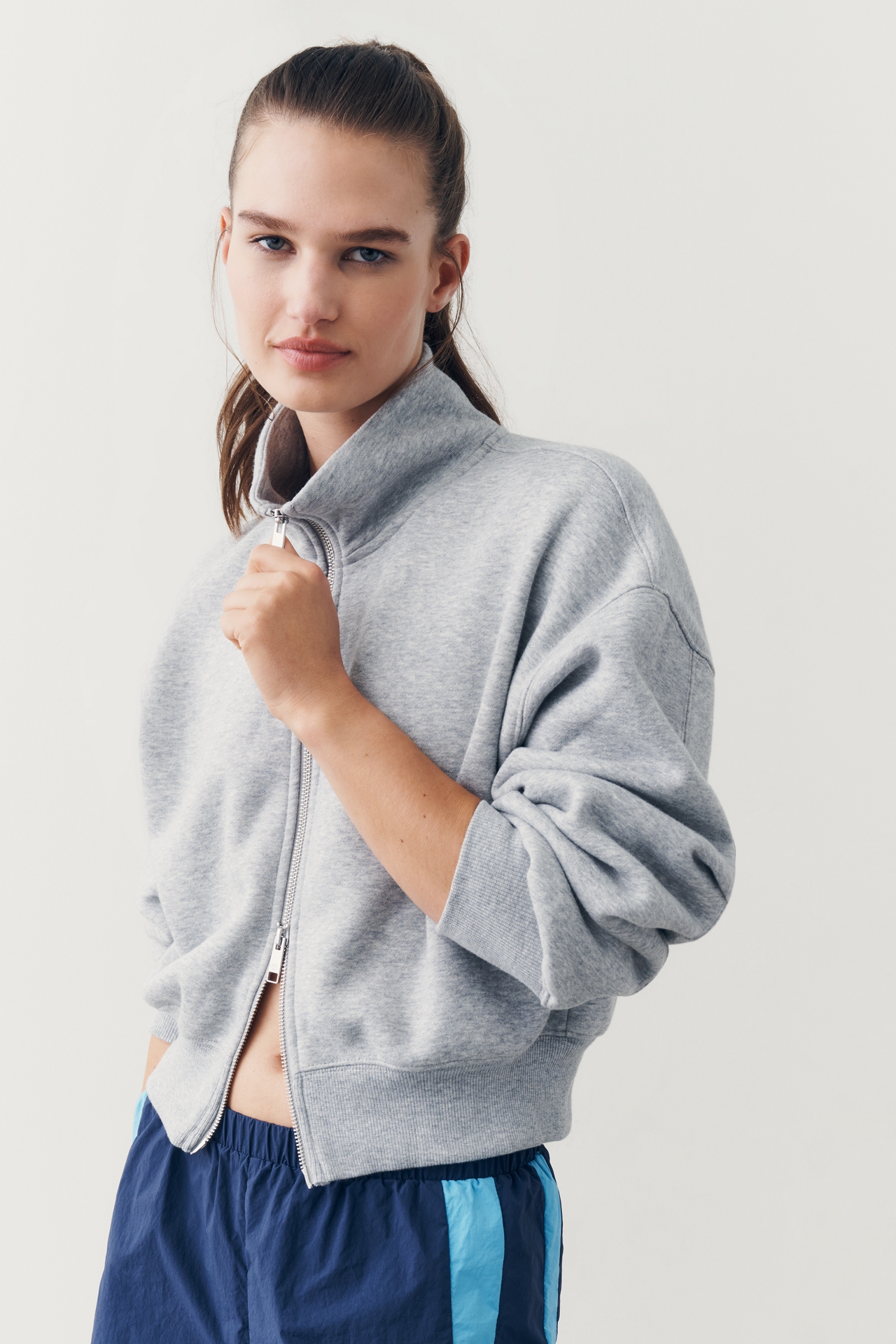 Daily Practice Funnel Neck Zip Jacket