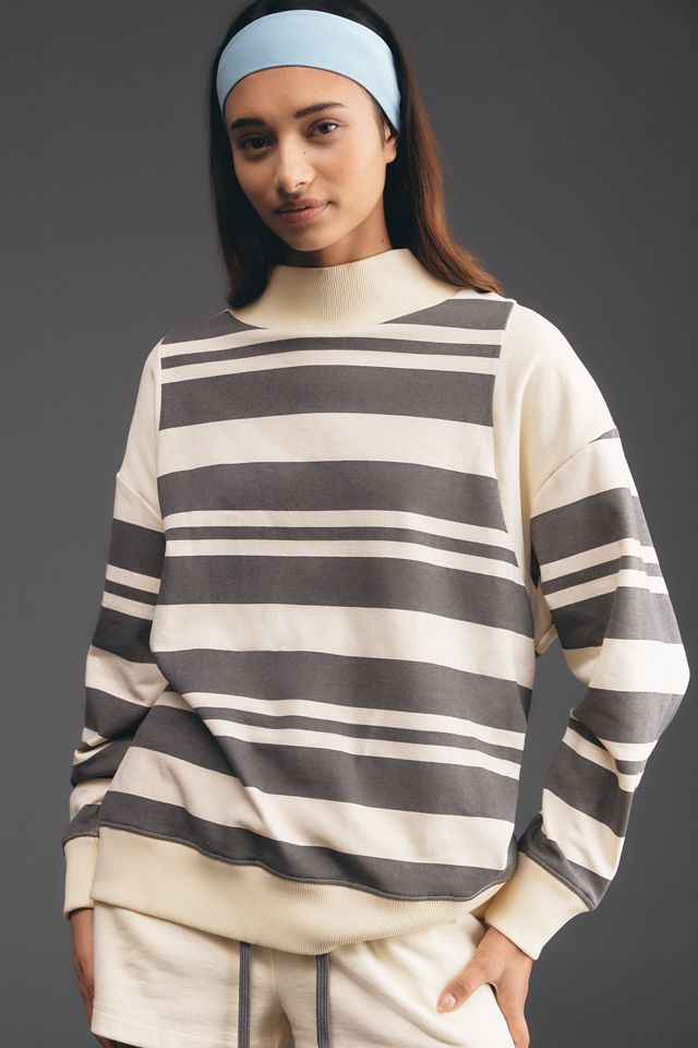 Daily Practice Cotton Mock-Neck Sweatshirt #1