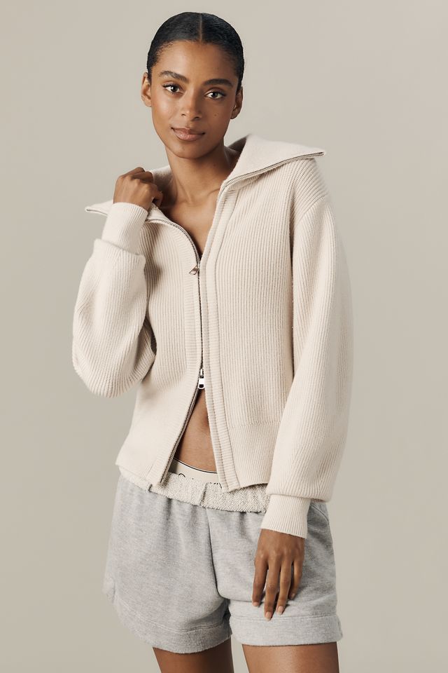 Varley Enrico Ribbed Knit Jacket #1