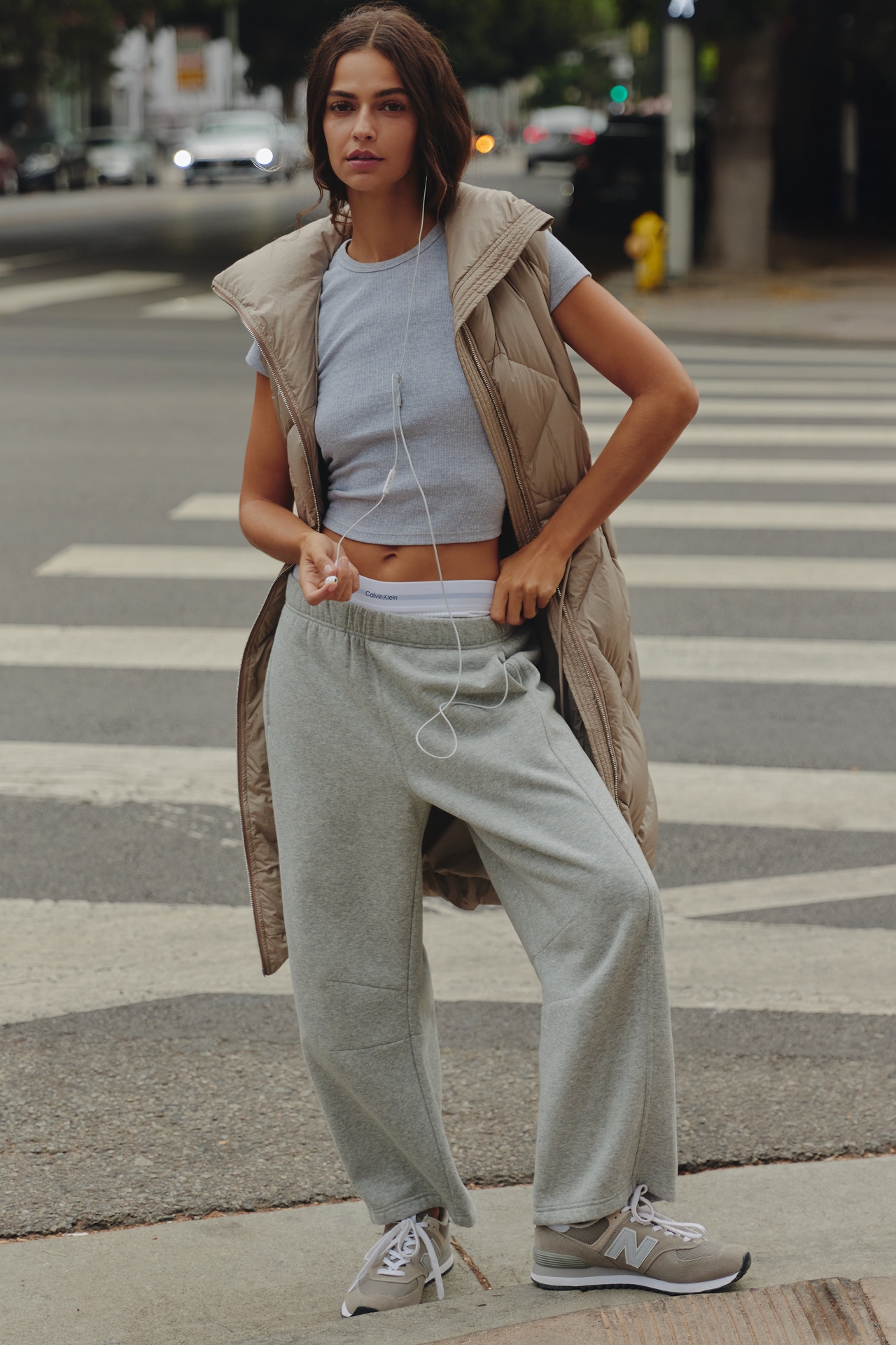 Varley Navine Quilted Long Vest