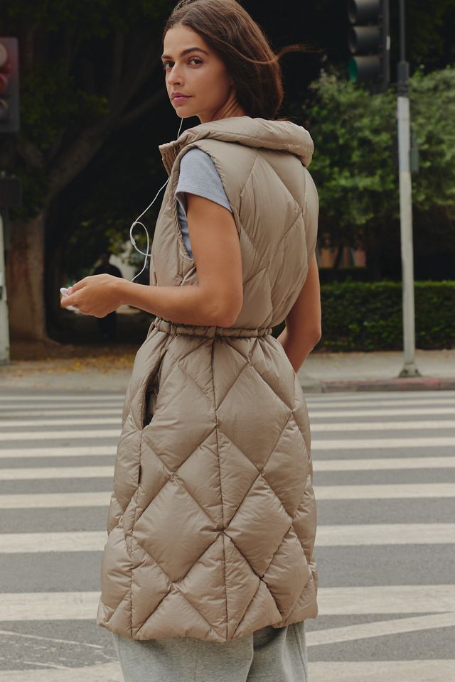 Varley Navine Quilted Long Vest #3