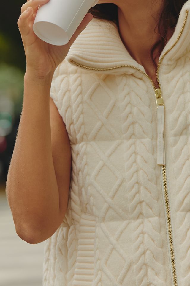 Varley Irina Cable-Knit Gilet Vest #2