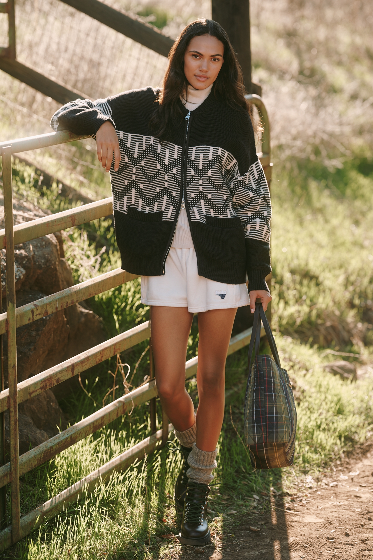 Varley Linnea Fairisle Knit Jacket