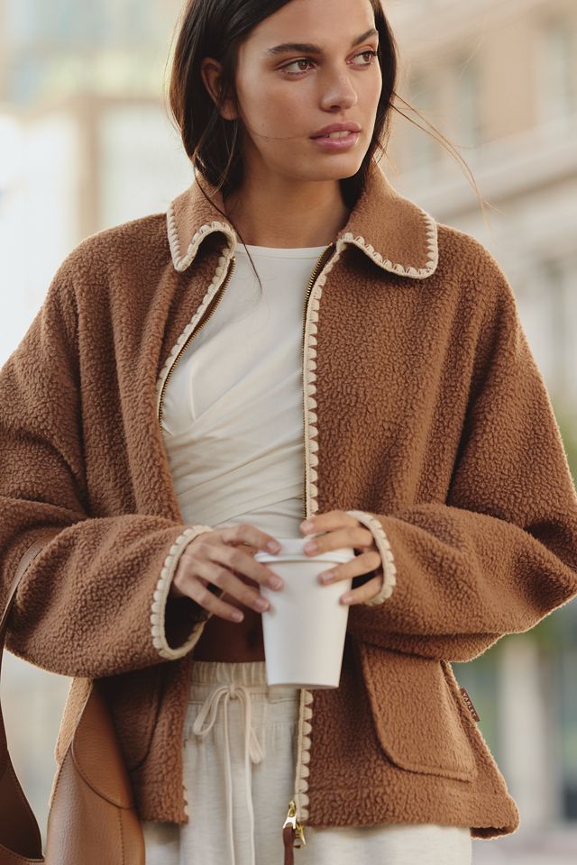 Varley Ruiko Zip-Up Fleece Jacket | AnthroHome