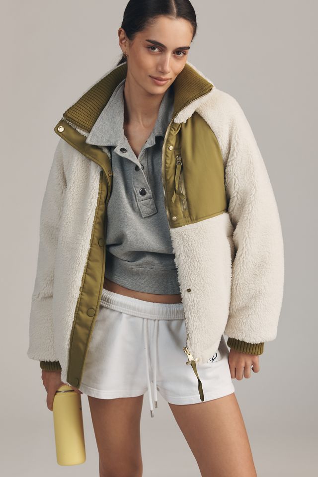 (取寄) バーリー レディース グローバー リバーシブル ジャケット Varley women Glover Reversible Jacket Birch/Bright Moss Varley Glover Reversible Jacket | Anthropologie