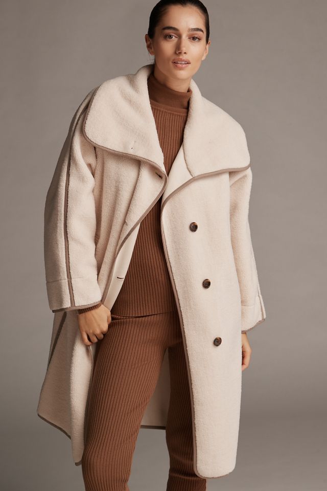 Varley Romane Boxy Faux-Shearling Jacket #2