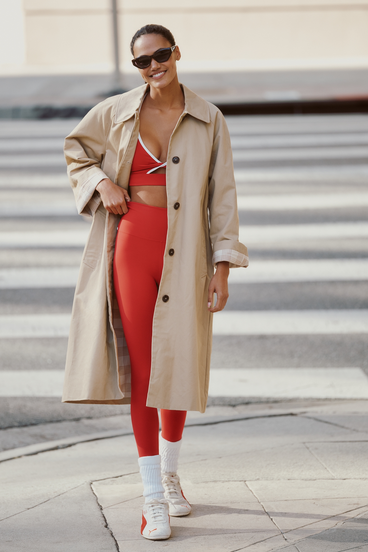 Varley Cotton Robyn Car Coat