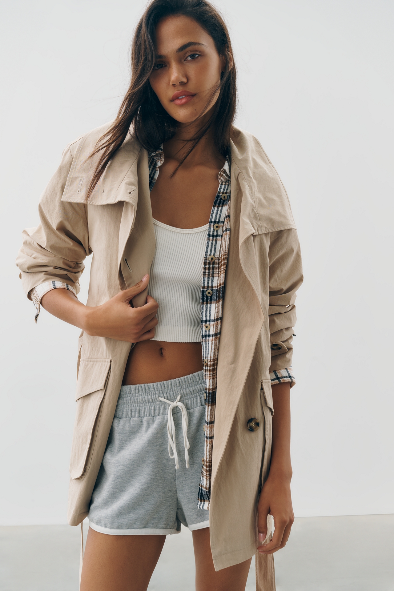 Varley Celina Belted Trench Jacket