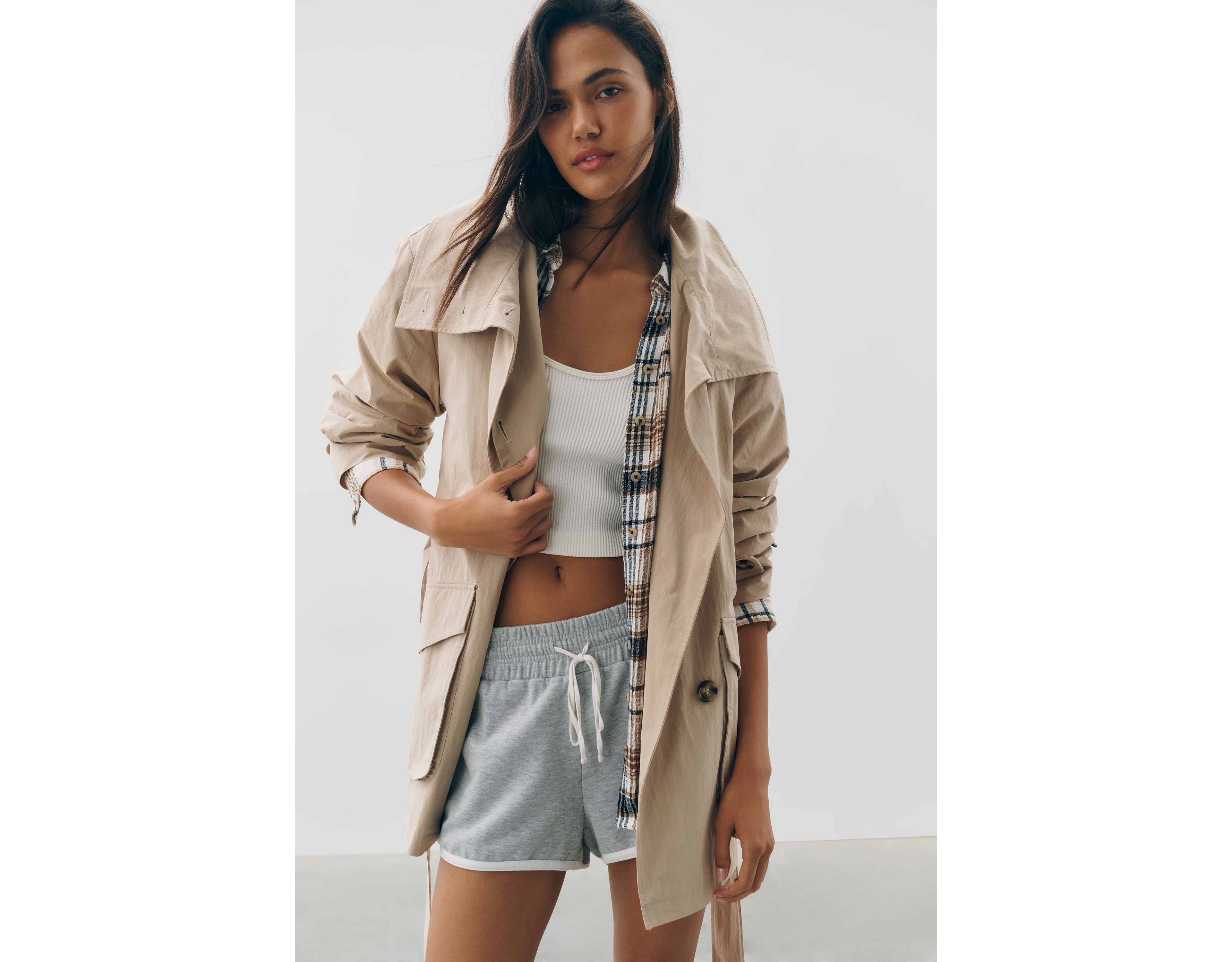 Varley Celina Belted Trench Jacket