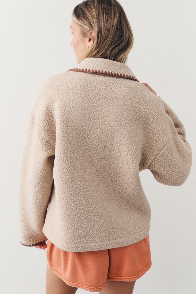 Varley Paula 100% Cotton Zip-Up Jacket #1