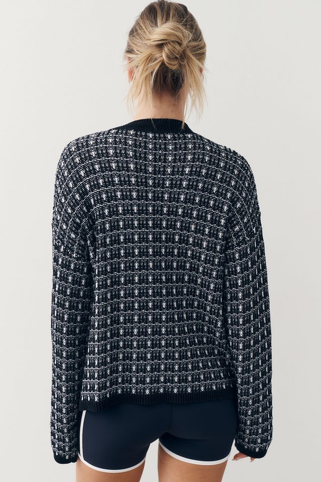 Varley Sarina 100% Cotton Cardigan Sweater #1