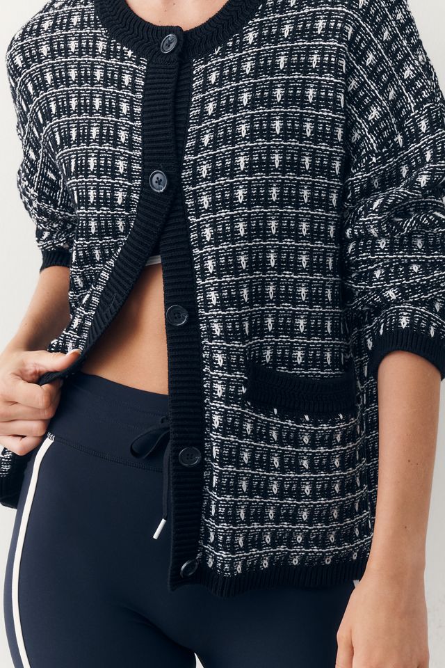Varley Sarina 100% Cotton Cardigan Sweater #3